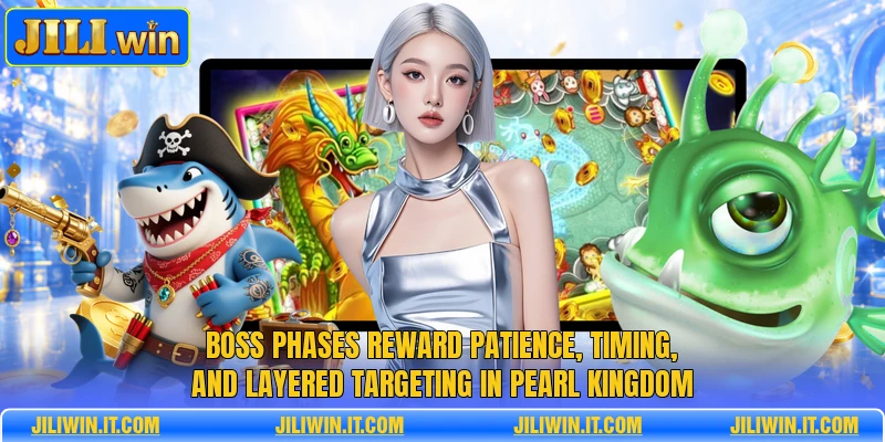 Pearl Kingdom Helps Players Enjoy Brighter Water Rounds 3 Boss phases reward patience, timing, and layered targeting in Pearl Kingdom