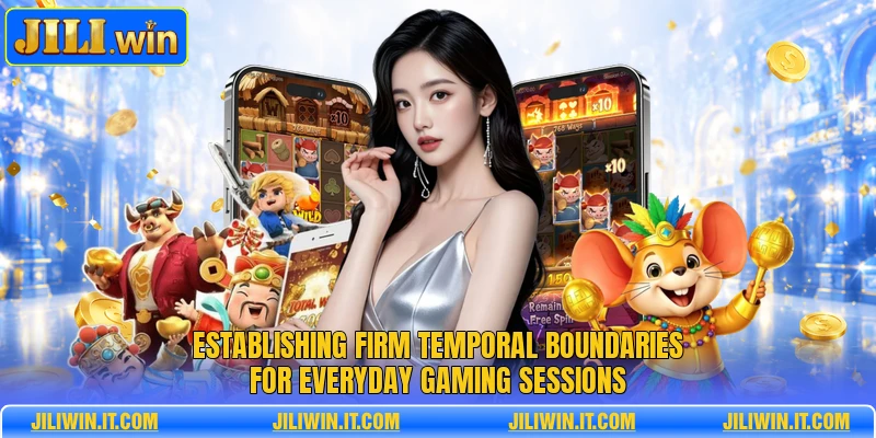 Establishing firm temporal boundaries for everyday gaming sessions