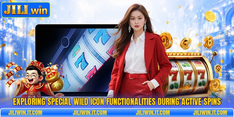 Exploring special wild icon functionalities during active spins