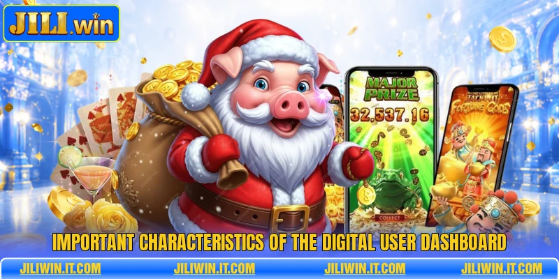 Important characteristics of the digital user dashboard