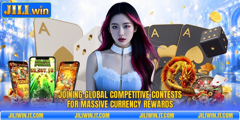 Joining global competitive contests for massive currency rewards