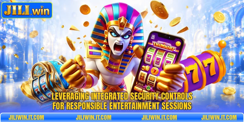 Leveraging integrated security controls for responsible entertainment sessions