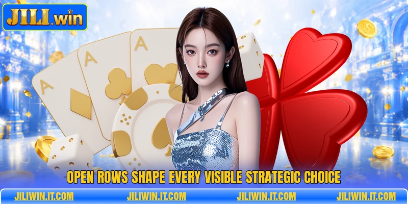 Chinese Open Face Helps Players Follow Every Table Move 1 Open rows shape every visible strategic choice