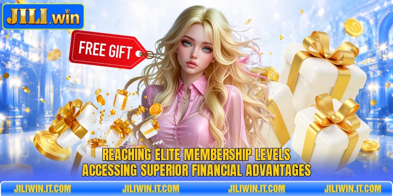 Reaching elite membership levels accessing superior financial advantages