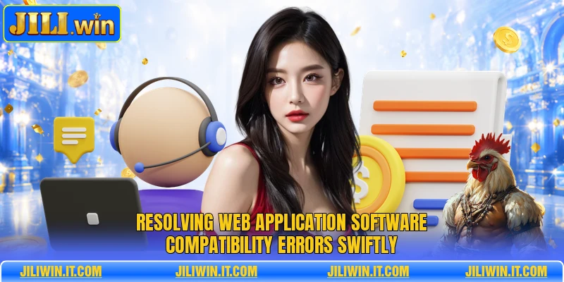 Resolving web application software compatibility errors swiftly